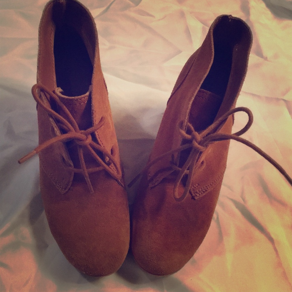 Suede ankle boots